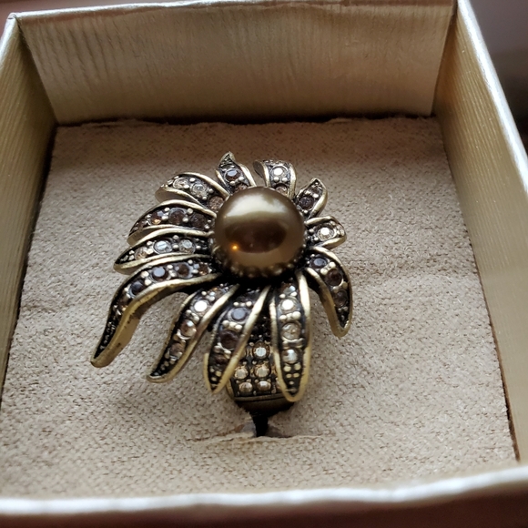 **HEIDI DAUS**  CHOCOLATE  "SUBLIME STAR" COLLECTORS RING **DICOUNTED SHIPPING** - Picture 4 of 12
